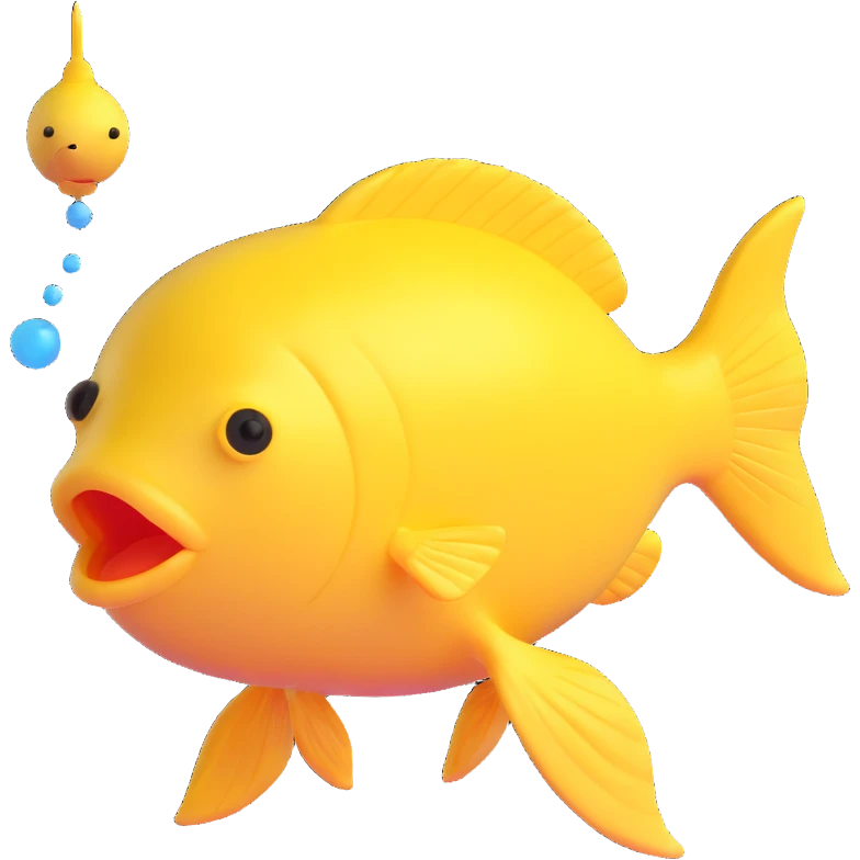 Babel fish translator from Hitchhiker's Guide emoji