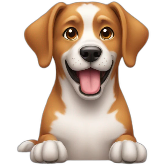 dog with phone  emoji