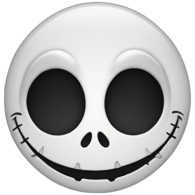 jack skellington Face emoji