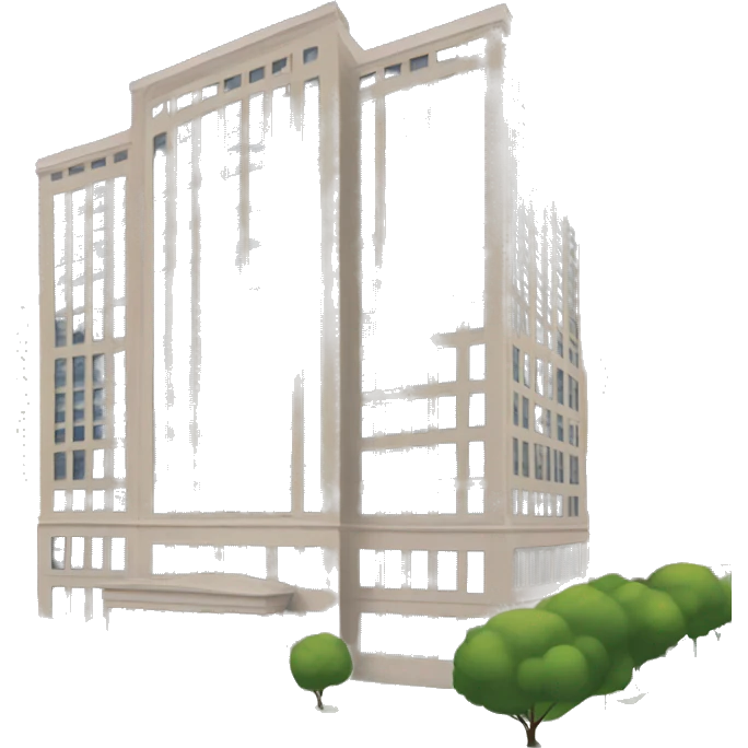 Big building with ‘Trendimizbir’ written on it in bold letters. emoji