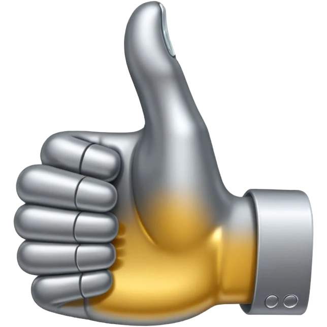 super long thumbs up emoij  emoji