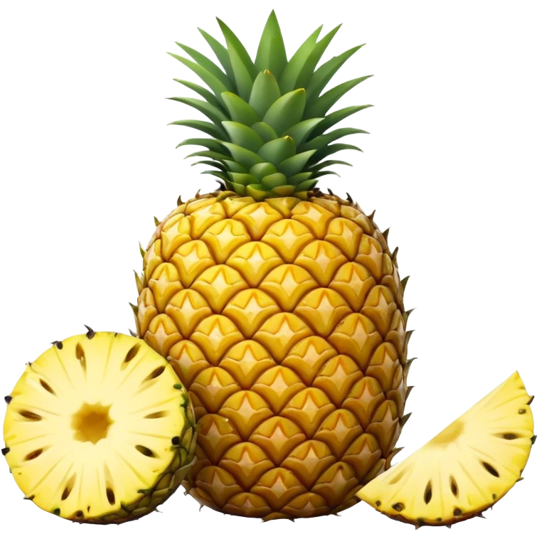 cut pineapple emoji