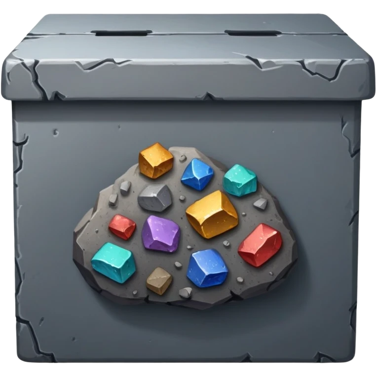 A box of rare earth ore emoji