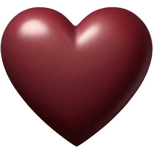 bordeaux heart emoji