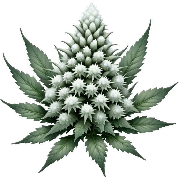 white marijuana emoji