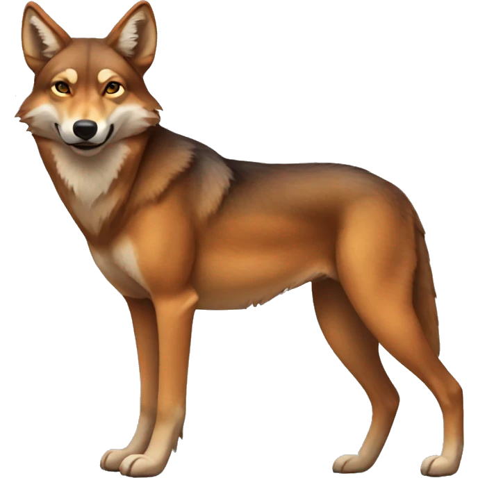 American Red Wolf emoji