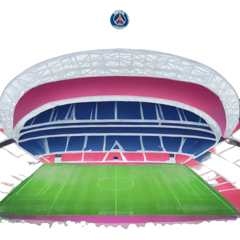 stadium with Paris flag or psg emoji