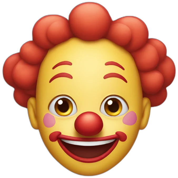 clown face emoji