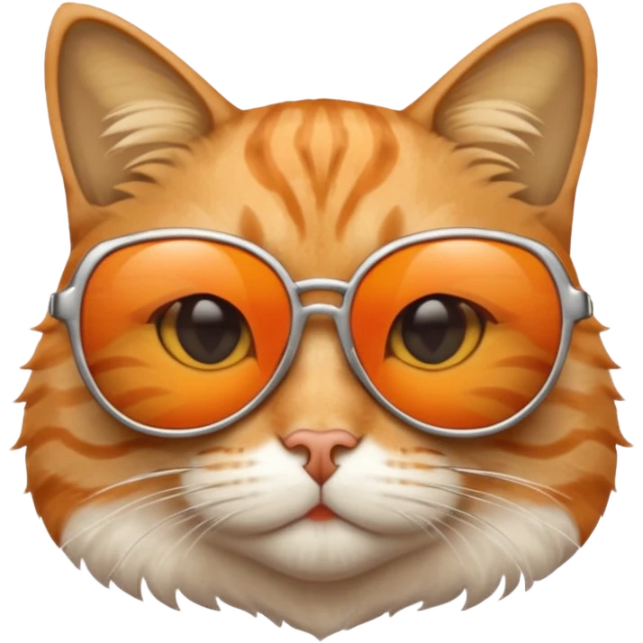 Cat wearing sunglasses emoji