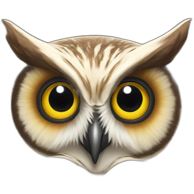 Mutagenic owl emoji