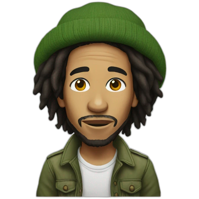 bob marley emoji