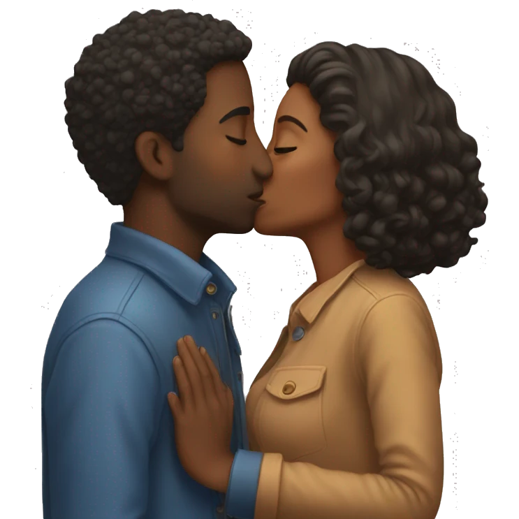 Kissing boyfriend  emoji