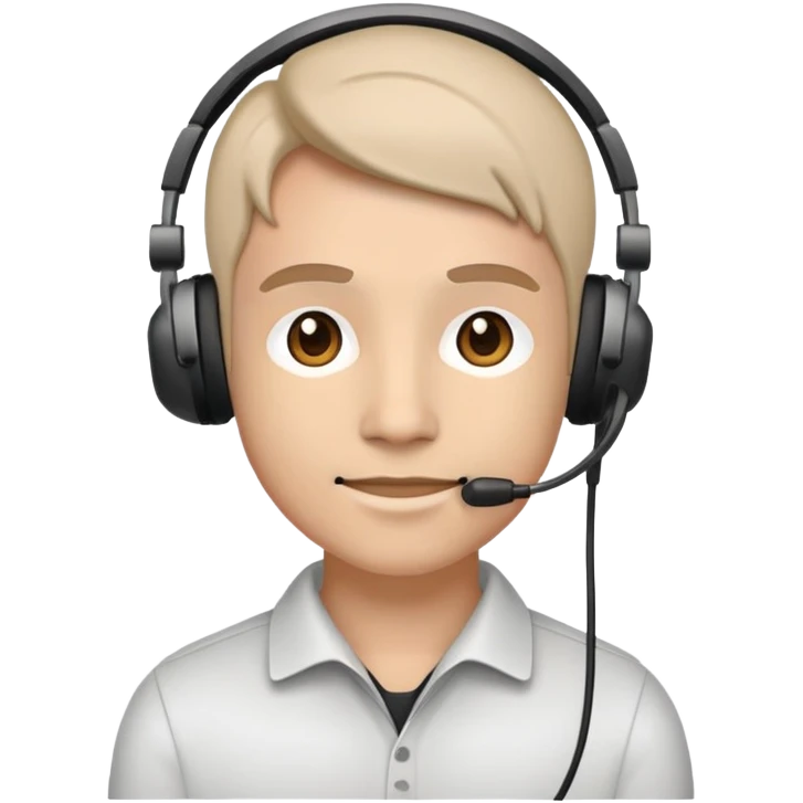 Me with headset emoji