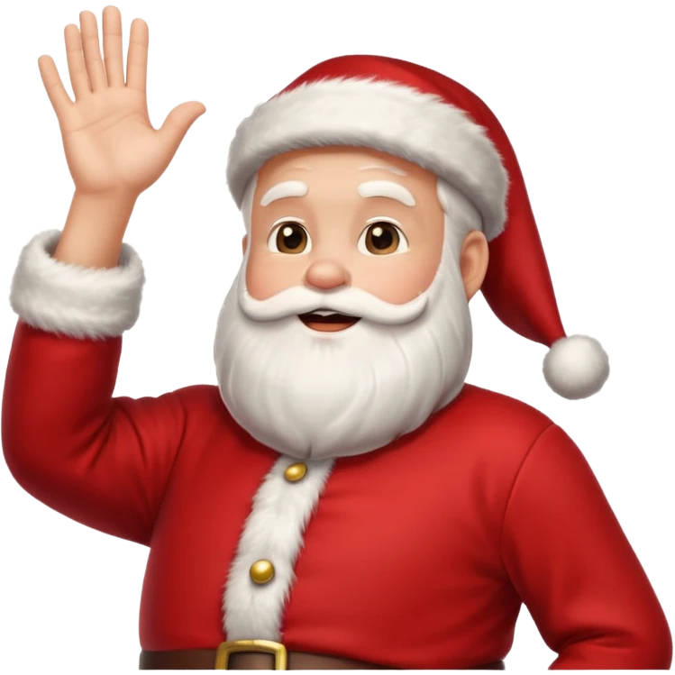santa claus dance hand emoji