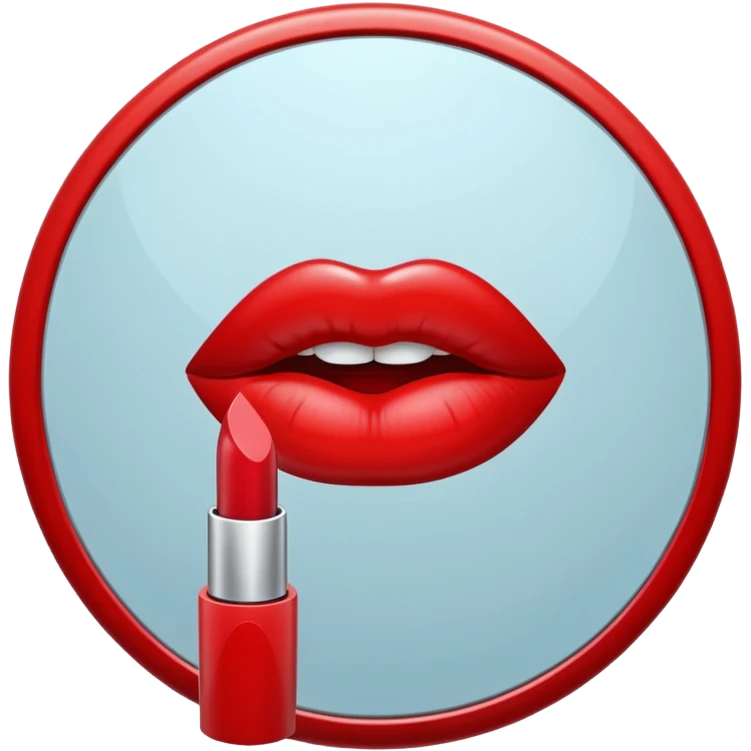 lipstick kiss emoji