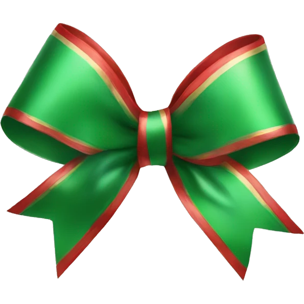 christmas bow emoji