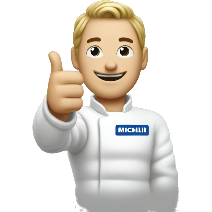 white michelin, thumbs up emoji
