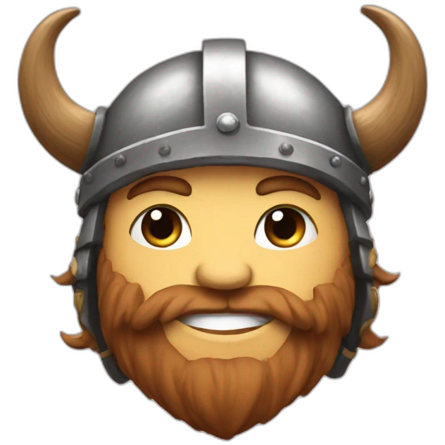 heart  with viking emoji