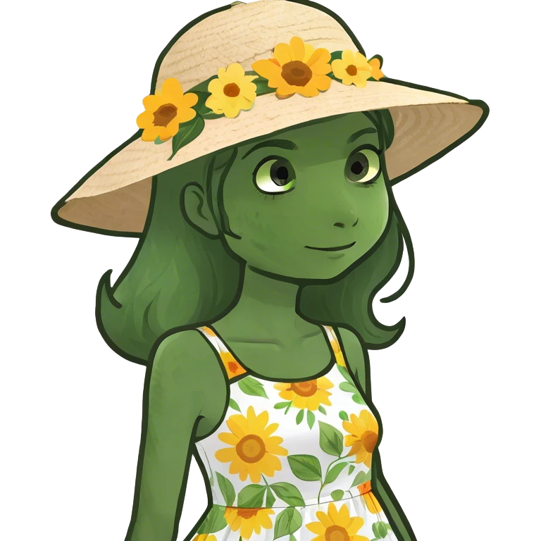 realistic portrait of a girl emoji