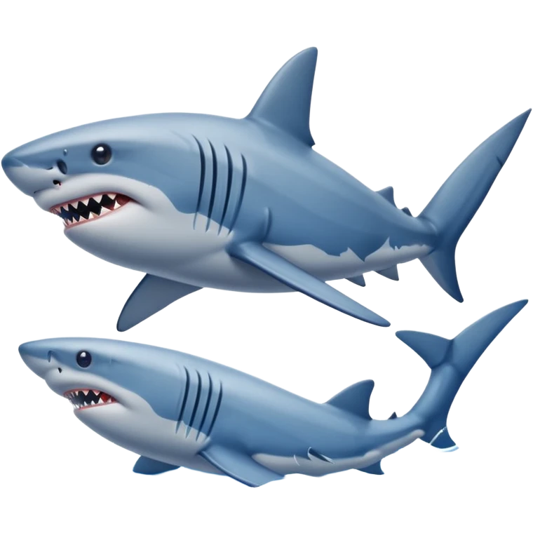 Shark with blue nikes  emoji
