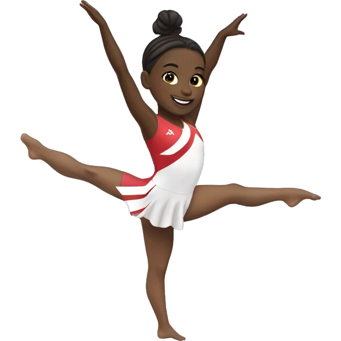 summer olympics girl cartwheel gymnastics emoji