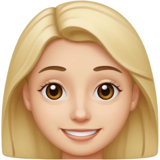 Emoji de ojeras con una sonrisa  emoji