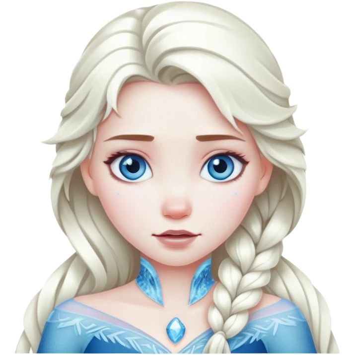 Frozen girl  emoji