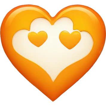 orange heart emoji