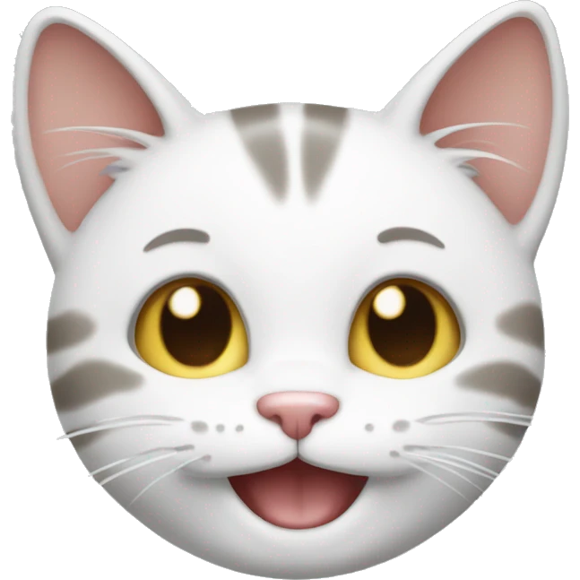 Happy cat emoji