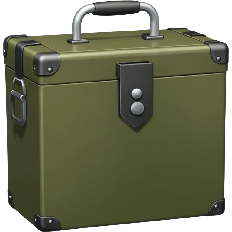 generate a very realistic closed weapon supply box emoji
