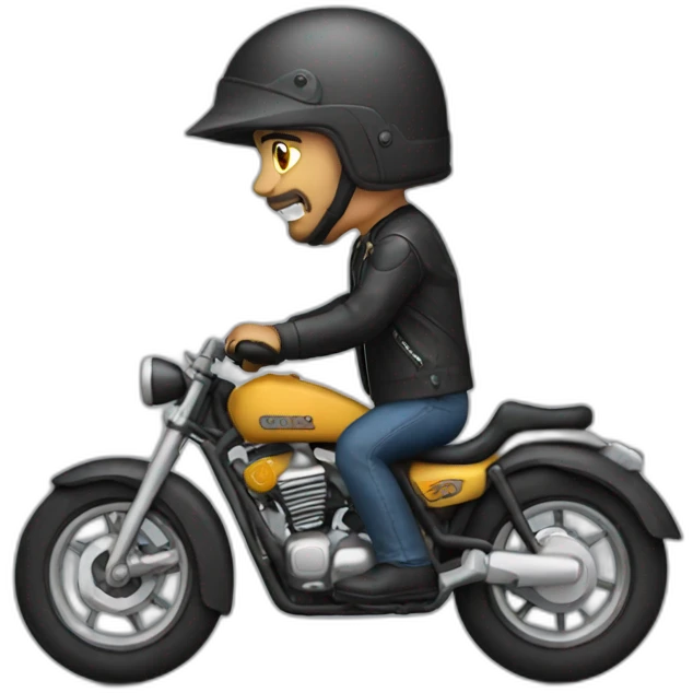 Biker custom emoji