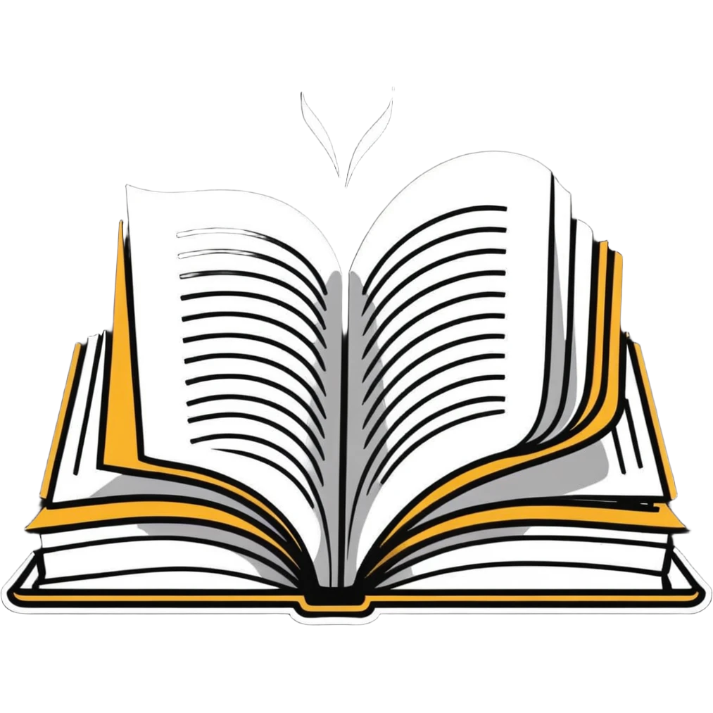 An open book with pages flipping emoji