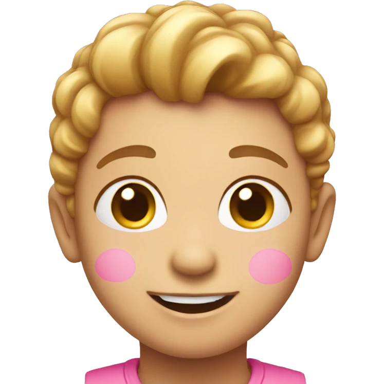 Loving emoji pink emoji