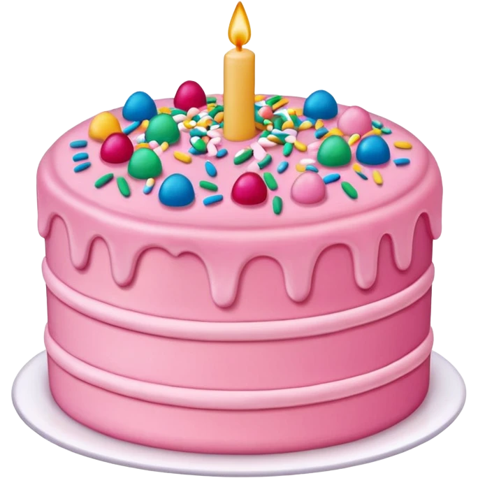 pink cake emoji