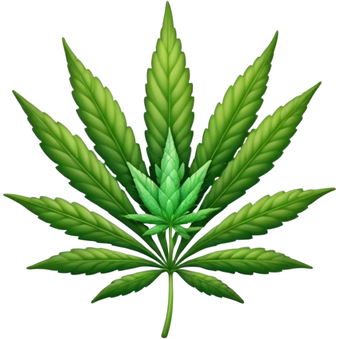 Crea un cogoyo de marihuana  emoji