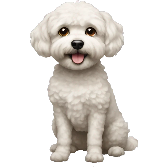 Poochon dog emoji