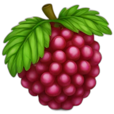 rasperry fruit emoji