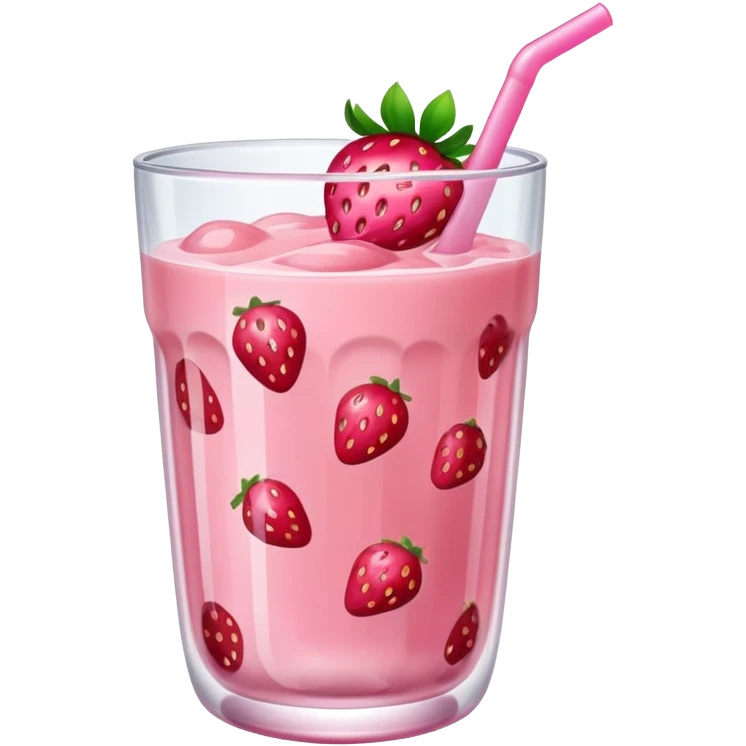 strawberry boba emoji