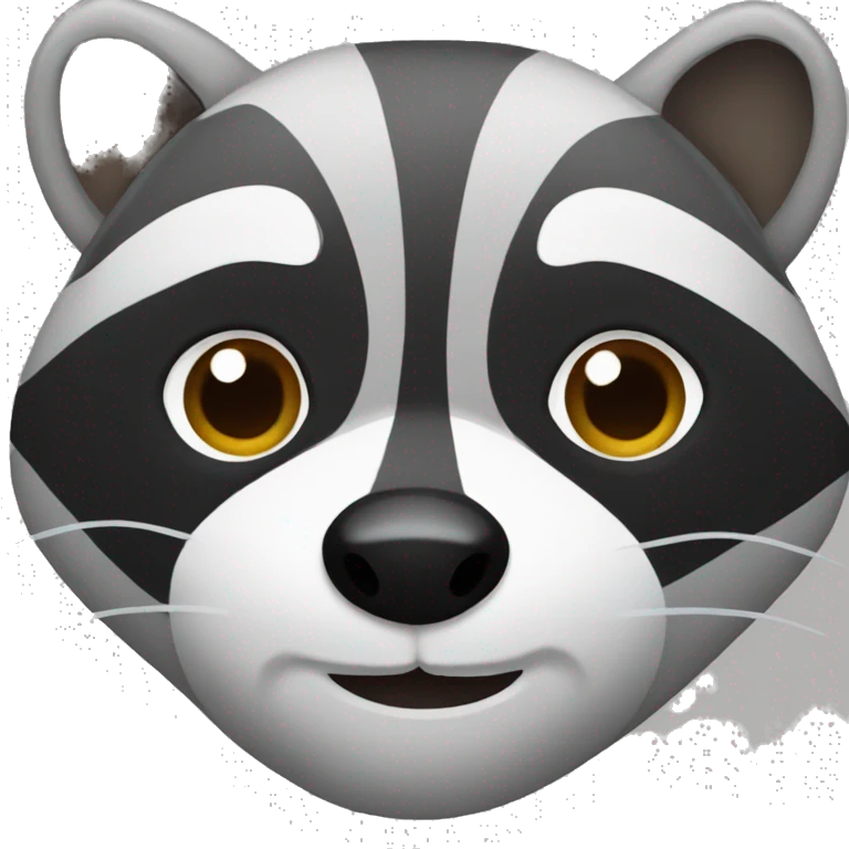 Raccoon face emoji