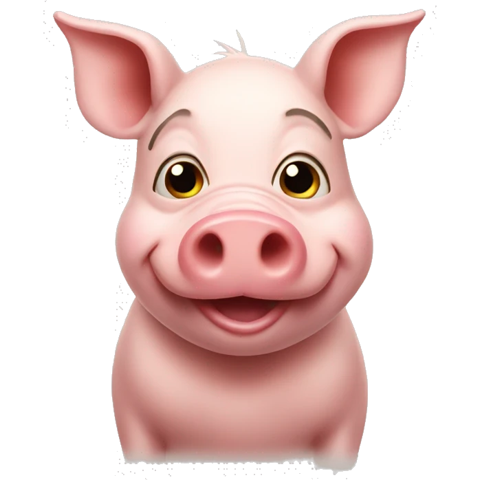 mischievous pig emoji