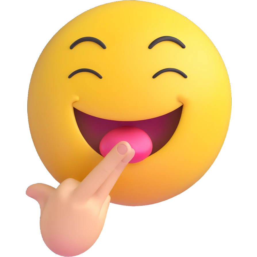smiley face blowing a kiss and winking emoji