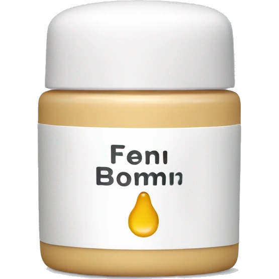 depilatory cream bottle emoji