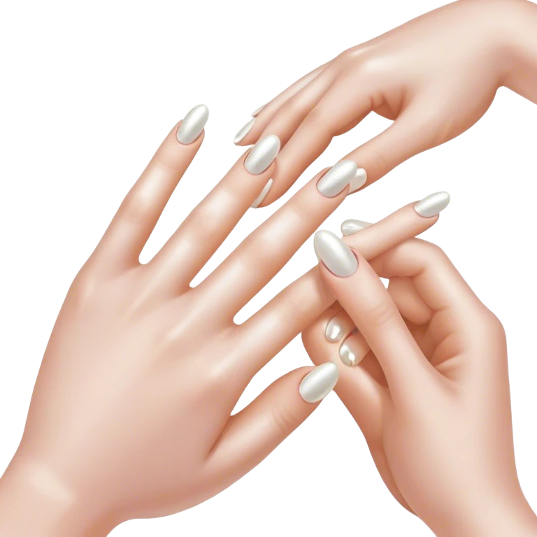 pearl manicure emoji