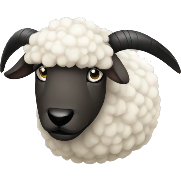 valais blacknose sheep emoji
