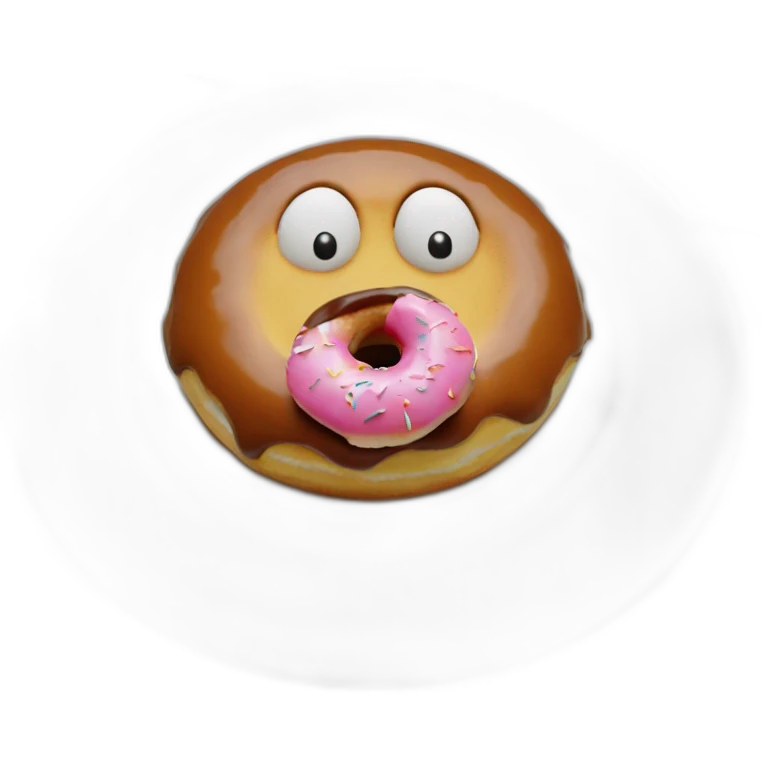 tayyip erdoğan eating a donut emoji