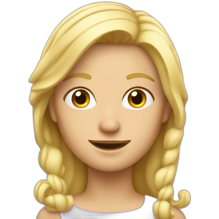 blonde frau glücklich emoji