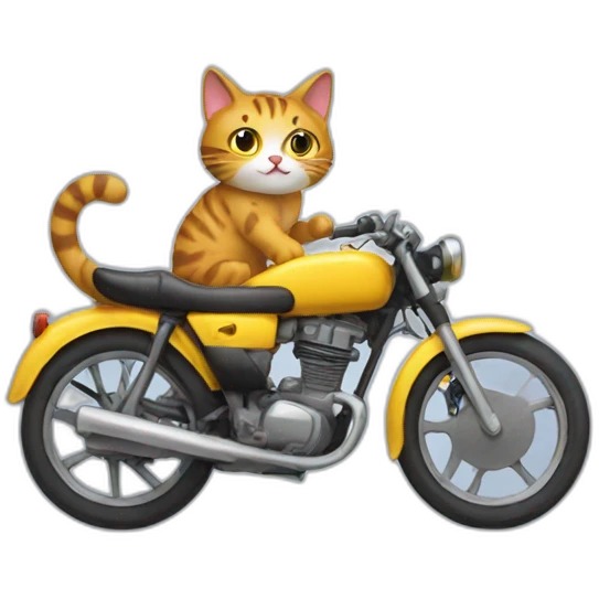 bike cat emoji
