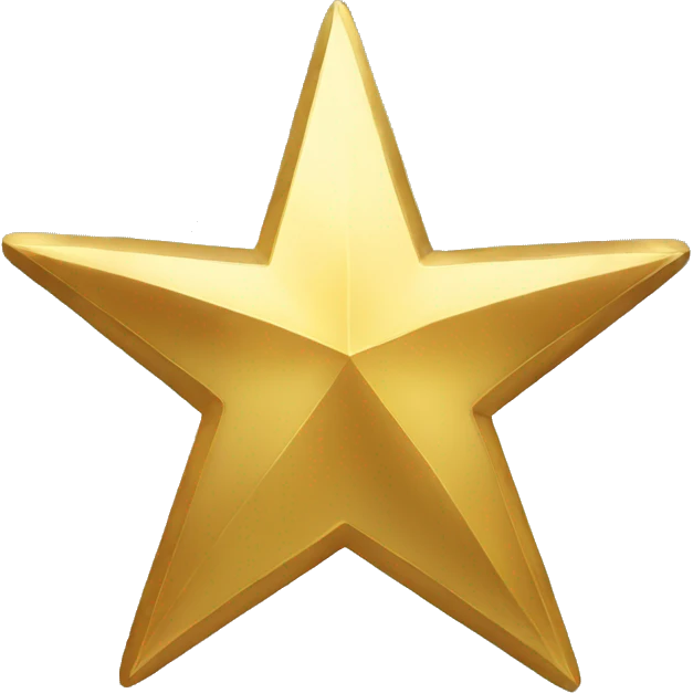 gold star emblem emoji