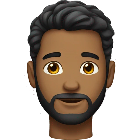 sharp jawline beardless boy emoji
