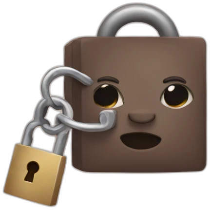 cute-lock emoji